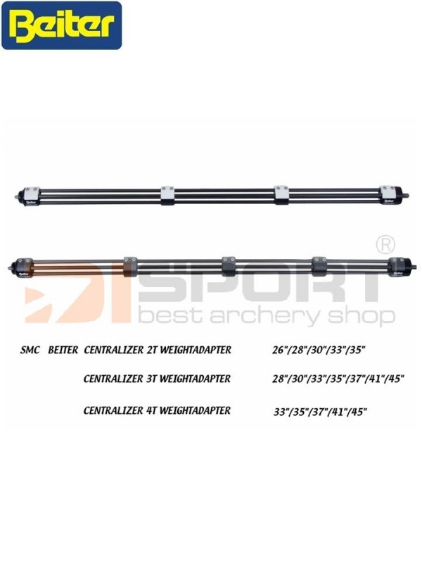 BEITER - long rod 4 TUNNER  33-41¨with screw for weights