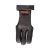 Rokavica buck trail full palm shooting glove black buck with leather fingertips